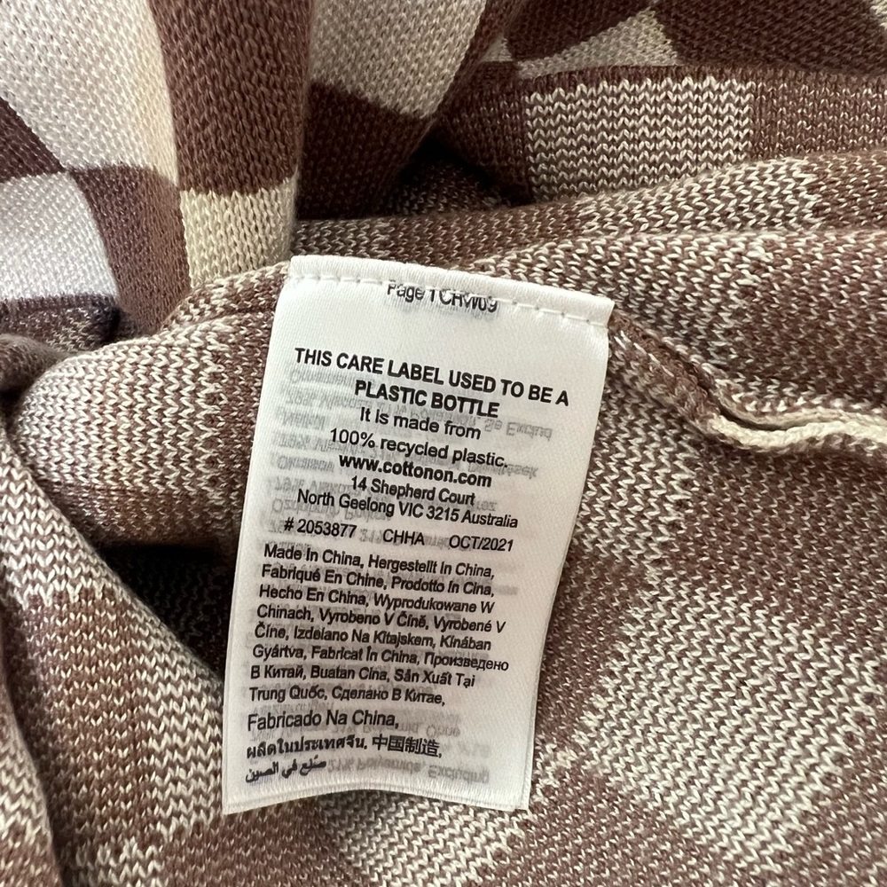 (NWOT) mini checkered dress - Picture 7 of 8